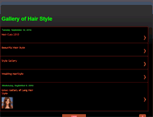 Tablet Screenshot of galleryofhairstyle.blogspot.com