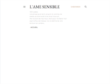 Tablet Screenshot of amesensible.blogspot.com