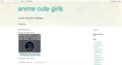 Desktop Screenshot of animecutegirls.blogspot.com