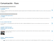 Tablet Screenshot of comunicacion-puno.blogspot.com
