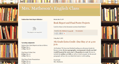Desktop Screenshot of mathesonenglishclass.blogspot.com