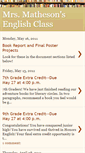 Mobile Screenshot of mathesonenglishclass.blogspot.com