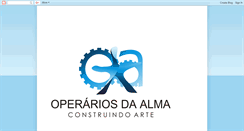 Desktop Screenshot of operariosdaalma.blogspot.com