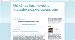 Desktop Screenshot of ahi-ka-roa.blogspot.com