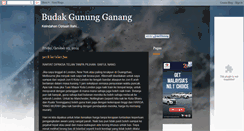 Desktop Screenshot of budakgunungganang.blogspot.com