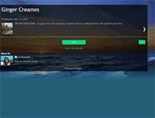 Tablet Screenshot of gingercreames.blogspot.com