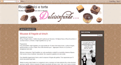 Desktop Screenshot of dolcisinfundo.blogspot.com