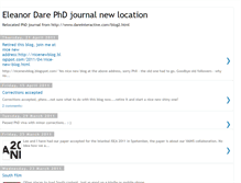 Tablet Screenshot of eleanordarephdjournal.blogspot.com