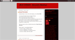 Desktop Screenshot of jeuxchinois.blogspot.com