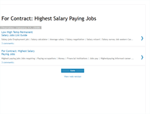 Tablet Screenshot of highestpayingsalaryjobs.blogspot.com