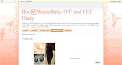 Desktop Screenshot of boowantsbaby.blogspot.com