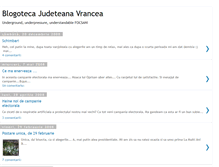 Tablet Screenshot of blogotecajudeteanavrancea.blogspot.com