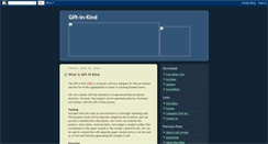 Desktop Screenshot of giftinkind.blogspot.com