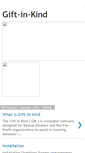 Mobile Screenshot of giftinkind.blogspot.com
