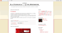 Desktop Screenshot of lafabricadeoxigeno.blogspot.com