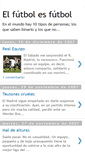 Mobile Screenshot of elfutbolesfutbol.blogspot.com