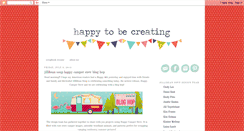 Desktop Screenshot of happytobecreating.blogspot.com