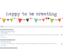 Tablet Screenshot of happytobecreating.blogspot.com