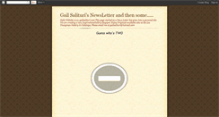 Desktop Screenshot of gailsalituri.blogspot.com