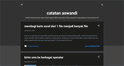 Desktop Screenshot of catt-aswandi.blogspot.com