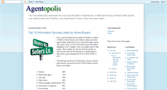 Desktop Screenshot of agentopolis-realestateagent.blogspot.com