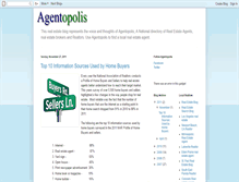 Tablet Screenshot of agentopolis-realestateagent.blogspot.com