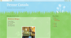 Desktop Screenshot of devourcanada.blogspot.com