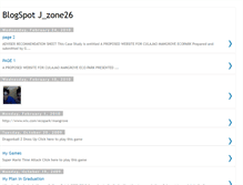 Tablet Screenshot of jzone26.blogspot.com