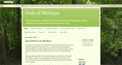 Desktop Screenshot of dadsofmichigan.blogspot.com