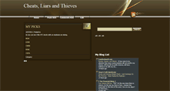 Desktop Screenshot of cheats-liars-thieves.blogspot.com