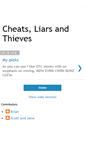 Mobile Screenshot of cheats-liars-thieves.blogspot.com