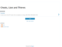 Tablet Screenshot of cheats-liars-thieves.blogspot.com