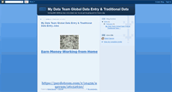 Desktop Screenshot of globaldataentryteam.blogspot.com