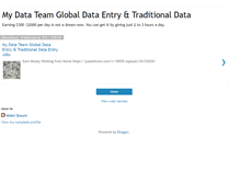 Tablet Screenshot of globaldataentryteam.blogspot.com