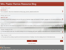 Tablet Screenshot of mrspastorramos.blogspot.com