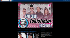 Desktop Screenshot of fanclubtokiohotelescuintla.blogspot.com