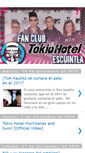 Mobile Screenshot of fanclubtokiohotelescuintla.blogspot.com