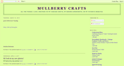 Desktop Screenshot of mullberrycrafts.blogspot.com