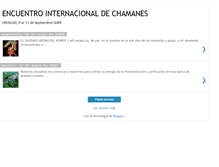Tablet Screenshot of encuentrodechamanes.blogspot.com