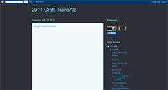 Desktop Screenshot of craft-transalp.blogspot.com