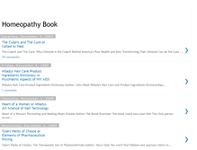 Tablet Screenshot of homeopathy-book.blogspot.com