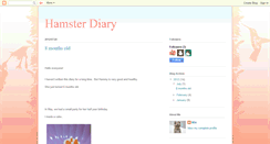 Desktop Screenshot of hamster-hammy.blogspot.com