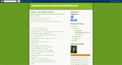 Desktop Screenshot of administracionporcompetencias.blogspot.com