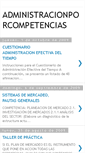 Mobile Screenshot of administracionporcompetencias.blogspot.com