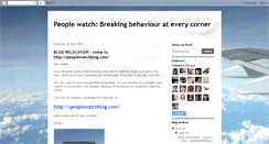 Desktop Screenshot of peoplewatch-breakingbehaviour.blogspot.com