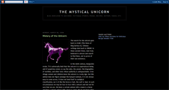 Desktop Screenshot of mystical-unicorn.blogspot.com