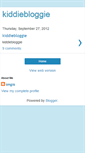 Mobile Screenshot of kiddiebloggie.blogspot.com