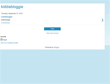 Tablet Screenshot of kiddiebloggie.blogspot.com
