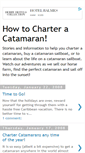 Mobile Screenshot of how-to-charter-a-catamaran.blogspot.com