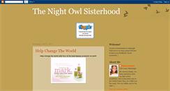 Desktop Screenshot of nightowlsisterhood.blogspot.com